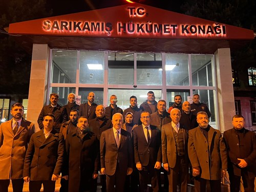 65. Hükümet UDH Bakanı Sayın Ahmet Arslan, TBMM Tarım Orman ve Köyişleri Kom.Bşk. Prof. Dr. Sayın Yunus Kılıç ve beraberlerindeki heyetin Ziyareti
